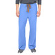 PerforMAX Unisex Reversible Scrub Pants with Front Drawstring - Ceil Blue