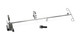 Medline Wheelchair O2 Holder / IV Pole Combo Units