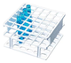 Nalgene Unwire Acetal Plastic Test Tube Rack, 16 Place, 25mm