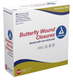 Butterfly Wound Closures, Sterile Plastic, 0.5"x2.75", 2400/Case