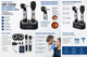 Truway Health™ VMT-EO200 Fiber Optic ENT Diagnostic Otoscope & Ophthalmoscope Rechargeable Seat Charger Examination System – Professional Clinical Diagnostic Series