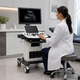 MSLCU46002 Trolley Color Doppler Ultrasound System — 19-Inch HD Monitor, 10.4-Inch Touchscreen, 3D/4D Imaging, Four Probe Ports | Two-Probe Configuration