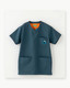 Classico R79 Unisex Scrub Canvas Club: SESAME STREET Scrub Top — Dark Green, Stretch Performance Medical Apparel
