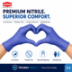 Kossan SS35 Allergy Care Nitrile Examination Gloves