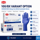 Kossan SS35 Allergy Care Nitrile Examination Gloves