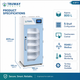 Ductless Sterile Storage Cabinet with HEPA Filtration, Environmental Controls, Smart Monitoring and Retransmit Kit – 800 L