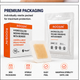 ROOSIN® Hydrocolloid Wound Dressing with Border — Sterile, Waterproof, Gel-Forming | Factory-Direct