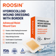ROOSIN® Hydrocolloid Wound Dressing with Border — Sterile, Waterproof, Gel-Forming | Factory-Direct