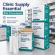 Medical Exam Table Paper Roll — Smooth, 21" x 225', 18 gsm, White — 12 Rolls/Case | Factory-Direct