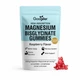 Goodger High-Absorption Magnesium Bisglycinate Gummies 400 mg – Raspberry Flavor | 60 Gummies / 30 Servings