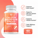 Calcium + Magnesium + Zinc + Vitamin D3 Capsules — Bone, Muscle & Nervous System Support — 60 Count