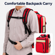 Truway Health® Disaster Relief Emergency First Aid & Medical Rescue Backpack – Large-Capacity Reflective Multi-Compartment Organizer