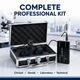Professional Binocular Surgical Loupes with 3W/5W LED Headlight and Metal Carrying Case – 2.5×/3.5×