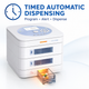 SINOHERO 28-Day Two-Tray Smart Automatic Pill Dispenser with App Alerts