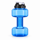 2.2L Dumbbell-Shaped Sports Water Bottle – Large Capacity Fitness & Cycling Hydration Bottle