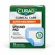 CURAD® Clinical Care Super Absorbent Polymer Wound Dressings | Sterile, Non-Adherent Wound Pads