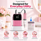 SIMINAIL Professional Rechargeable Electric Nail Drill — 35,000 RPM Manicure & Pedicure Machine
