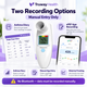 Nascool Digital Peak Flow Meter — PEF & FEV1 Electronic Respiratory Monitor