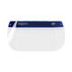 3/4 Length Disposable Face Shields with Foam Top and Elastic Band