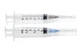 Medline Standard Hypodermic Syringes with Needle