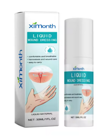 Liquid Bandage Spray - Promotes Wound Healing, Waterproof, Breathable, and  Skin-Friendly