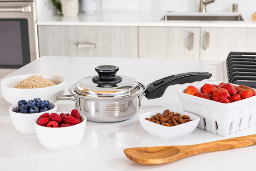 Casserole 0,9 L avec couvercle (1 poignée longue)