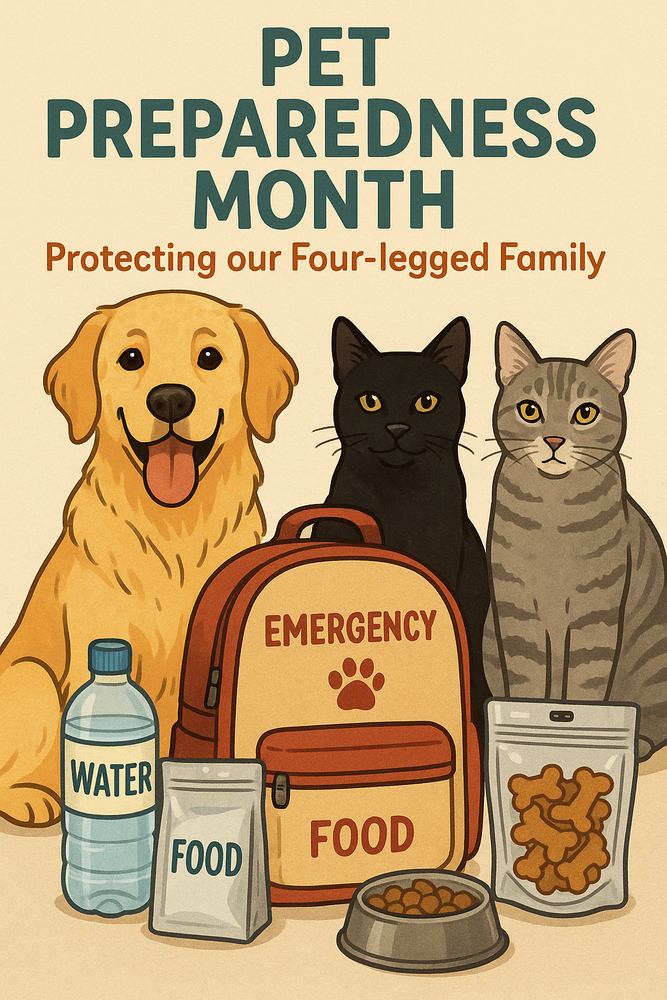 June is National Pet Prepareness Month