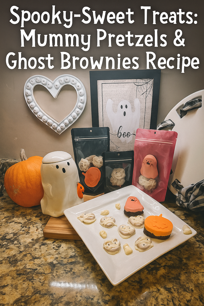 Spooky-Sweet Treats: Mummy Pretzels & Ghost Brownies Recipe