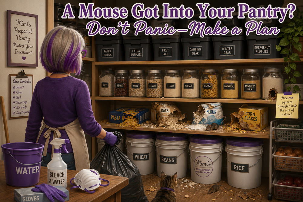 A Mouse Got Into Your Pantry... Don't Panic...Make a Plan