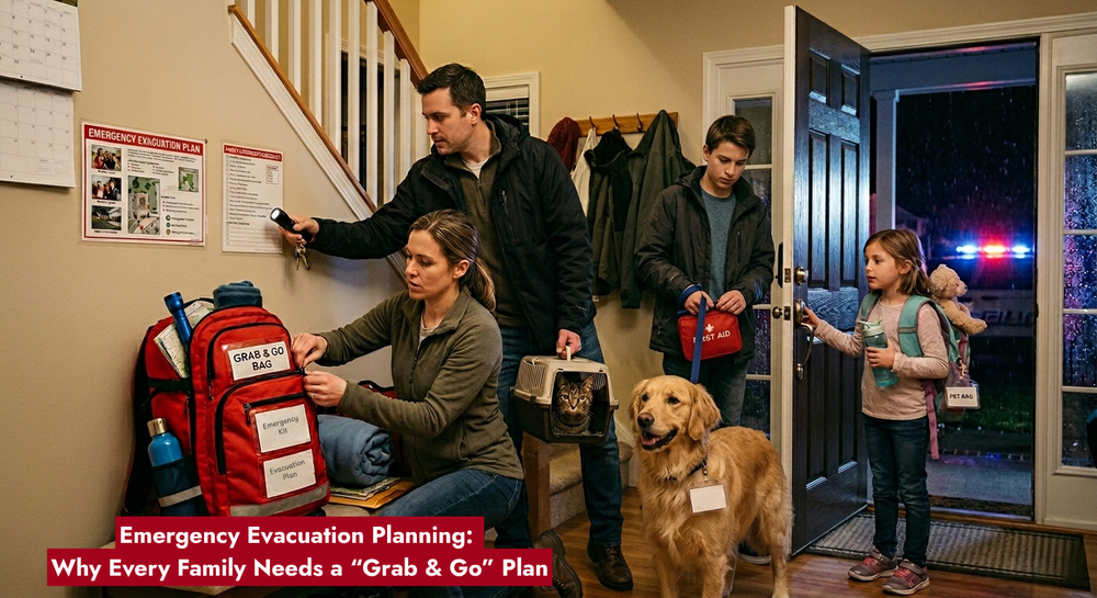 Emergency Evacuation Planning: Why Every Family Needs a “Grab & Go” Plan