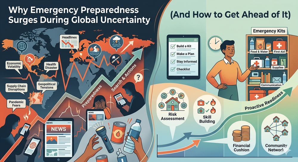 Why Emergency Preparedness Surges During Global Uncertainty (And How to Get Ahead of It)
