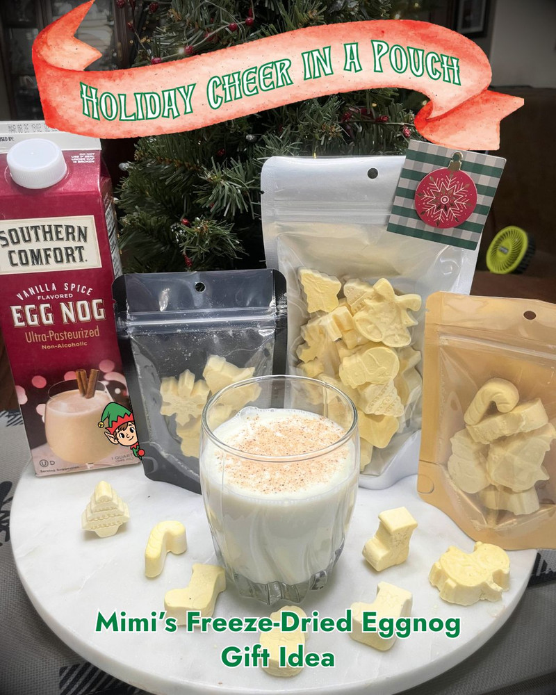Holiday Cheer in a Pouch: Mimi’s Freeze-Dried Eggnog Gift Idea