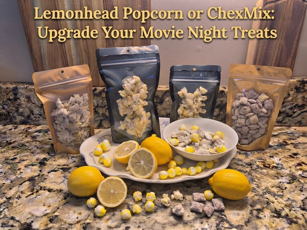 Lemonheads Popcorn or ChexMix: Upgrade Your Movie Night