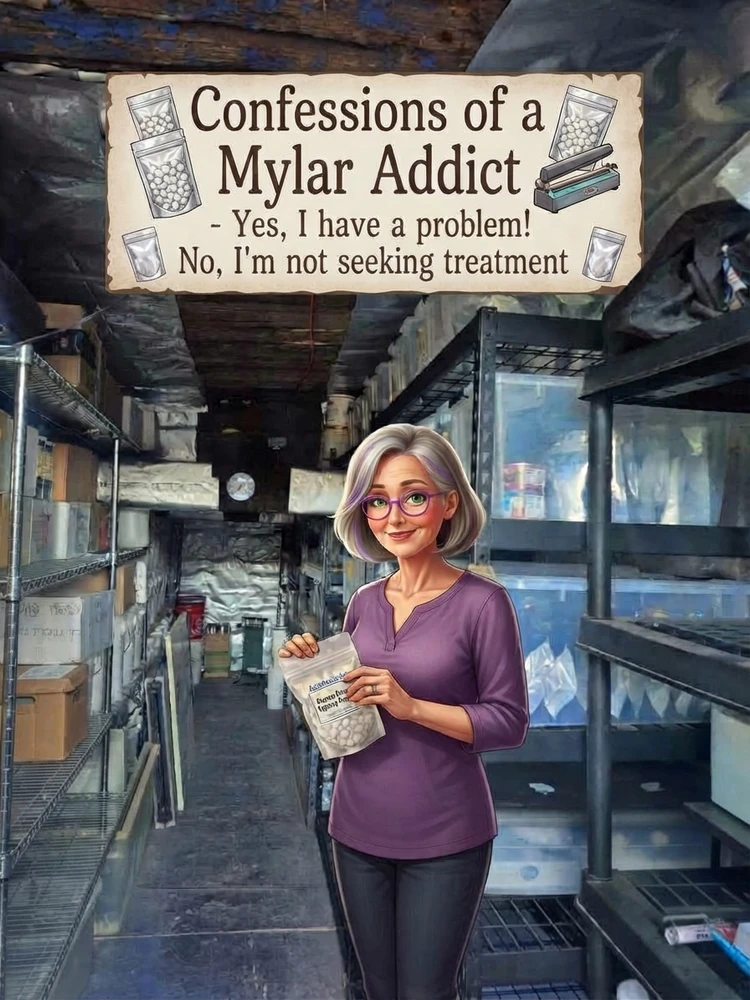 Confessions of a Mylar Bag Addict Yes, I have a problem. No, I’m not seeking treatment.