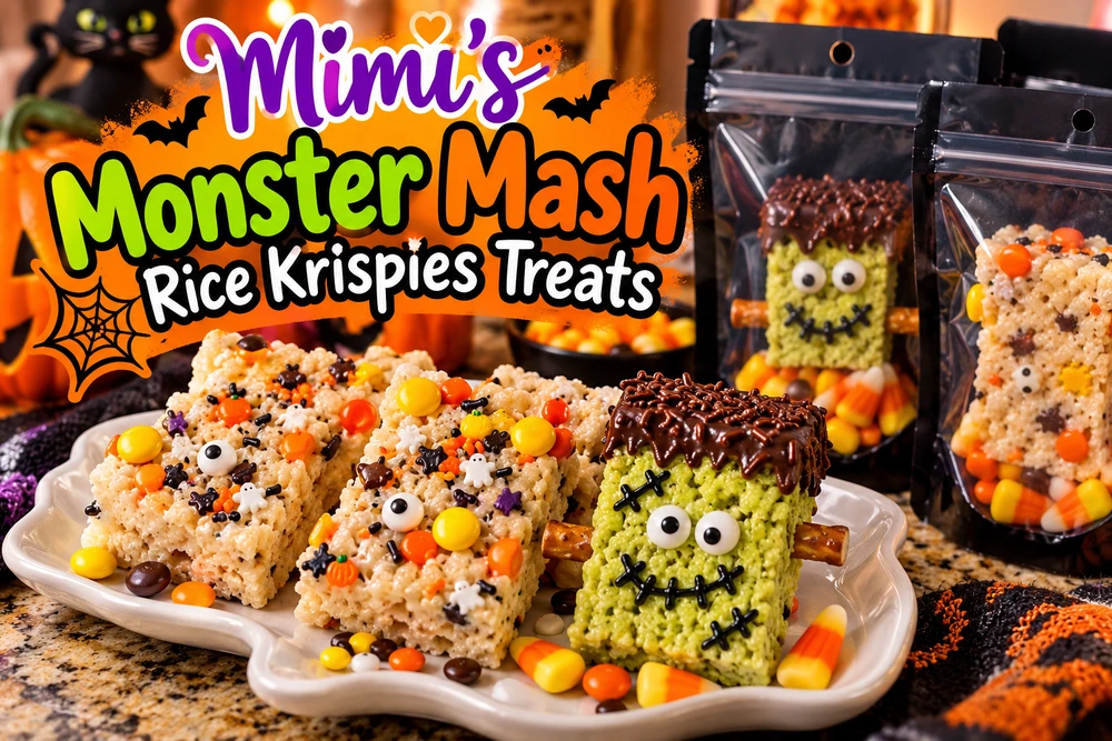 Mimi's Monster Mash Rice Krispies Treats