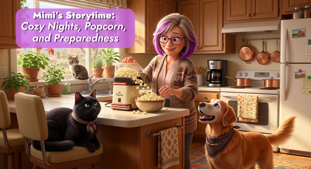  Mimi’s Storytime: Cozy Nights, Popcorn, and Preparedness
