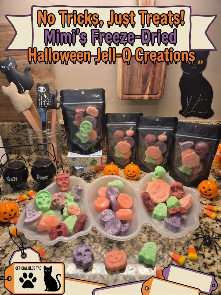 No Tricks, Just Treats! Mimi's Freeze-Dried Halloween Jell-O Creations