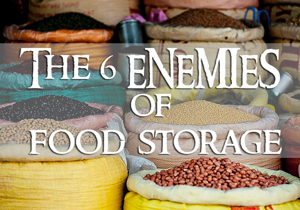 The 6 Enemies of Food Storage