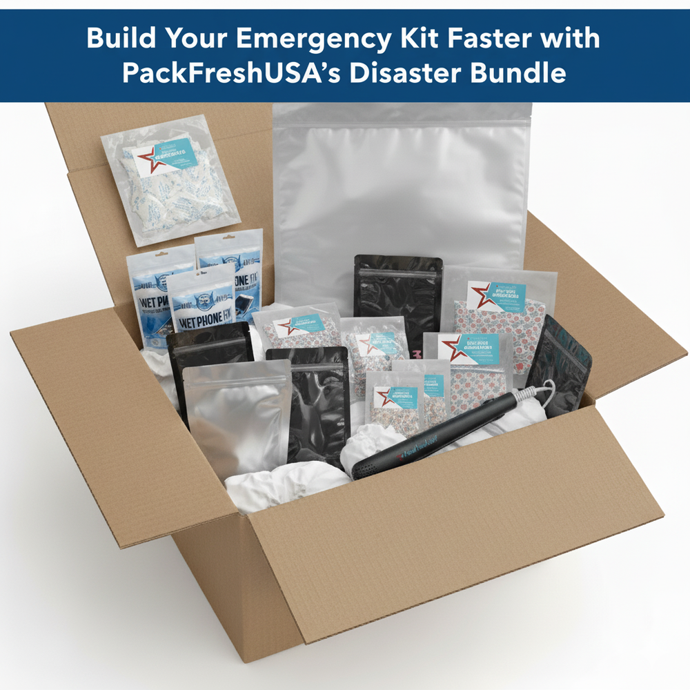 Build Your Emergency Kit Faster with PackFreshUSA’s Disaster Bundle