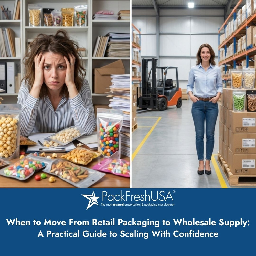 When to Move From Retail Packaging to Wholesale Supply