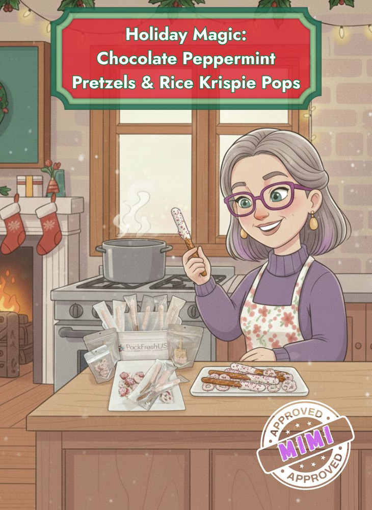Holiday Magic: Chocolate Peppermint Pretzels & Rice Krispie Pops (Mimi-Approved!)