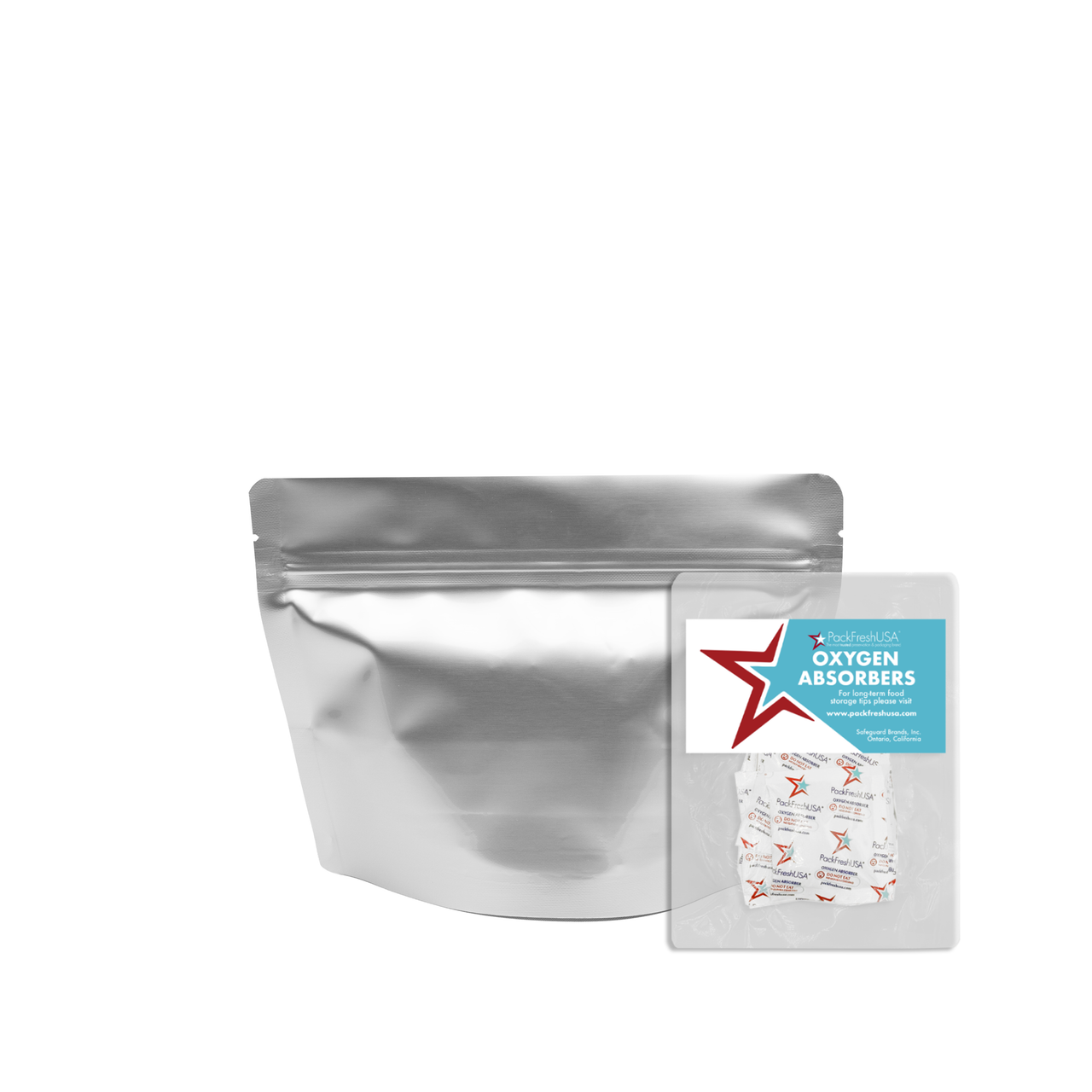 25) 1 Gallone ECHTE Mylar Beutel + (40) 300cc Sauerstoffabsorber