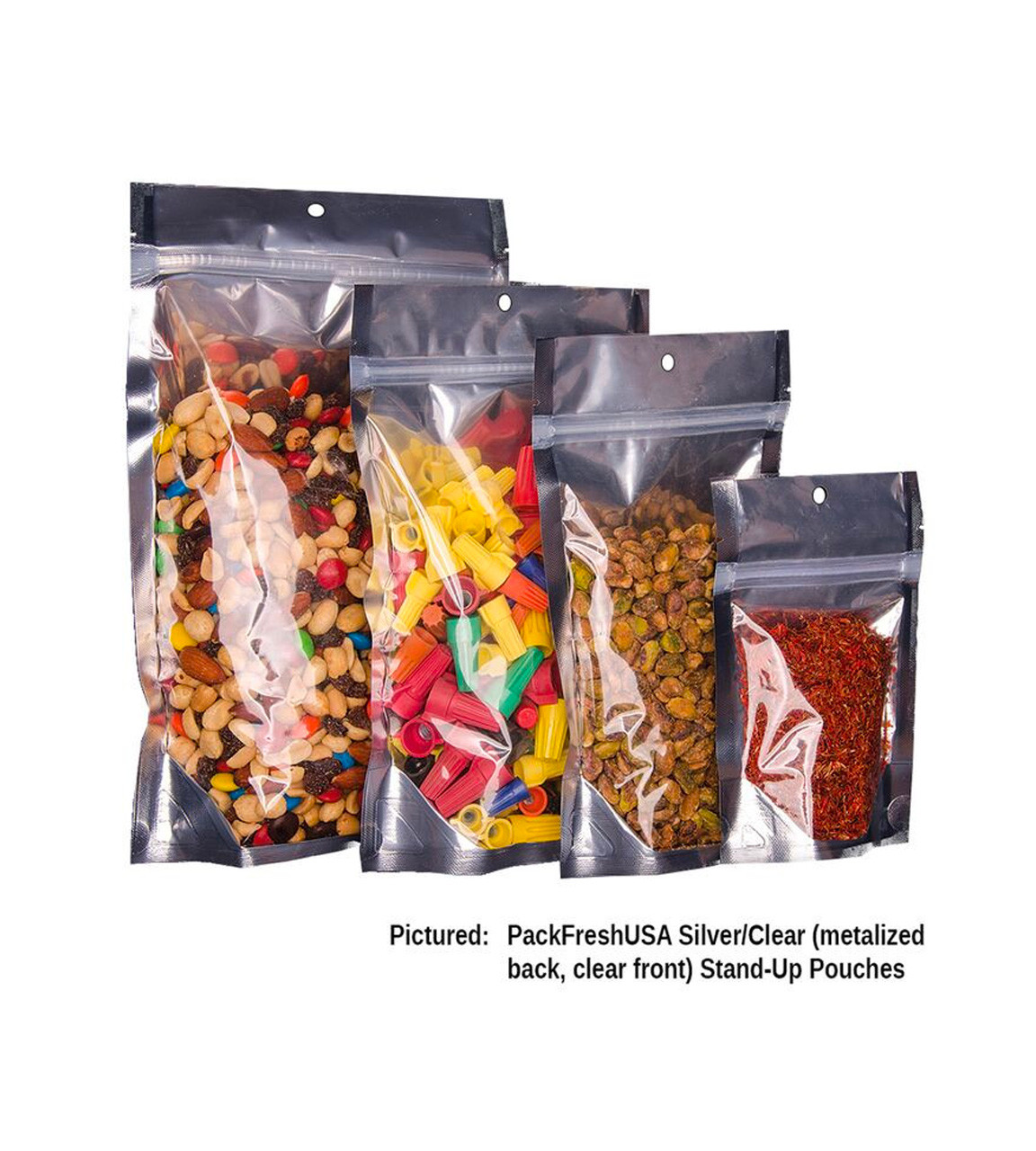 Wholesale Wholesale Metalized bags stand up plastic bag food