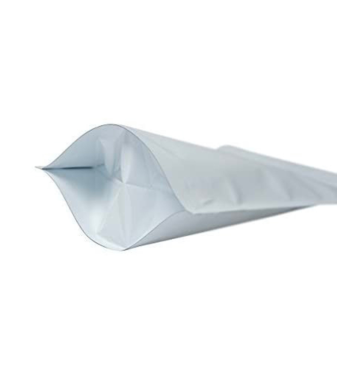 Wholesale Small White Foil Stand Up Pouches | PackFreshUSA