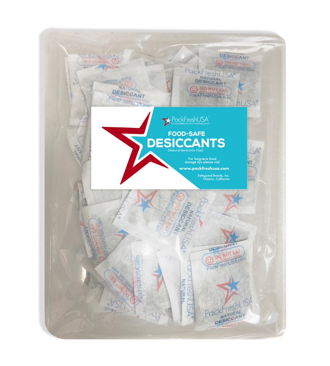 1 x 100 Silica Gel Desiccants Packets for Moisture Removal and Storage Food  Safe for Desiccant Packs, Food Grade