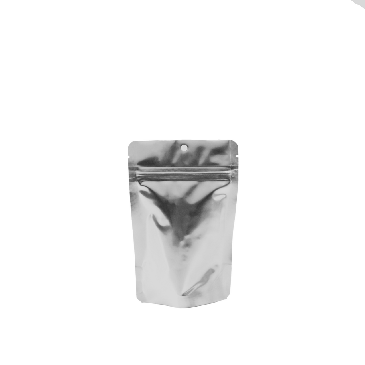 Buy 5mil Clear/3mil Metallized Silver Zipper Vacuum Bags w/ Hang Hole