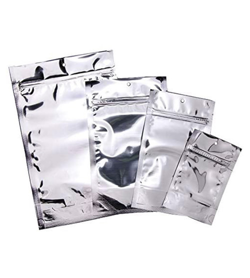 Small Silver Metallized Stand Up Pouches (1000)  - Wholesale