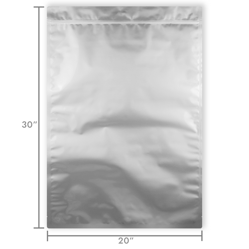 5 gallon 5.5 mil seal-top Mylar bag (20" x 30")