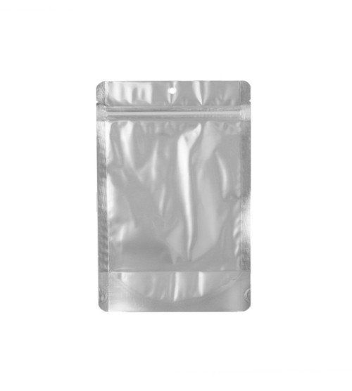 5 Mil Large  (6 x 9 x 3.5)  Silver/Clear Stand Up Pouches