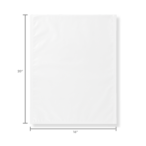16" x 20" Chamber Flat Bags (250 qty) - Wholesale